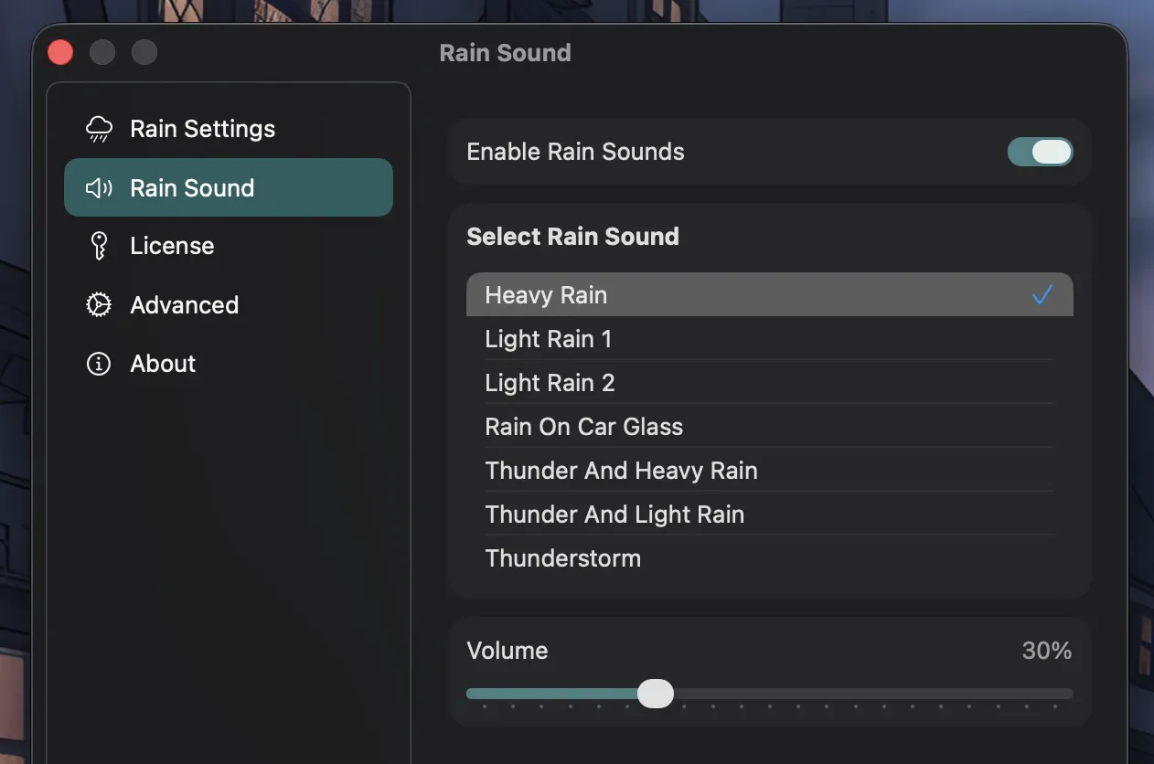 Sound Settings